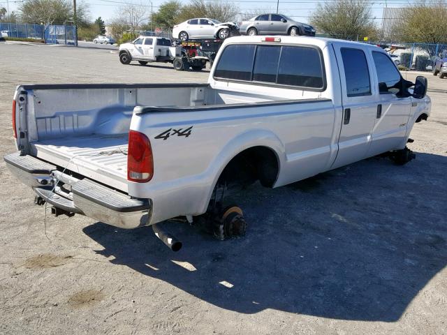 1FTSW31P84EB04409 - 2004 FORD F350 SRW S GRAY photo 4