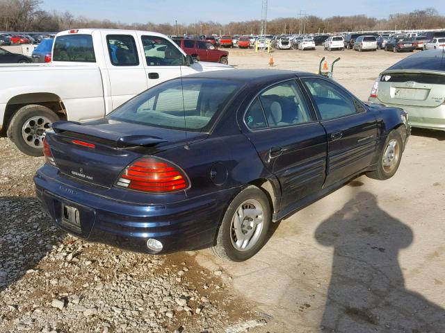 1G2NE52T9YM833946 - 2000 PONTIAC GRAND AM S BLUE photo 4