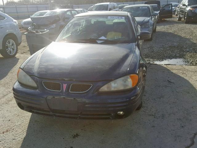 1G2NE52T9YM833946 - 2000 PONTIAC GRAND AM S BLUE photo 9