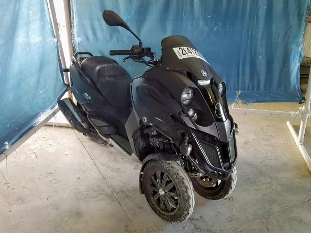 ZAPM610X995001858 - 2009 PIAGGIO MP3 500 BLACK photo 1