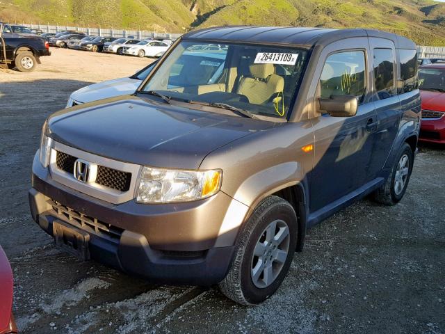 5J6YH2H77AL004551 - 2010 HONDA ELEMENT EX GRAY photo 2