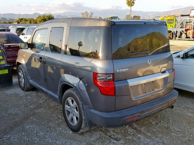 5J6YH2H77AL004551 - 2010 HONDA ELEMENT EX GRAY photo 3