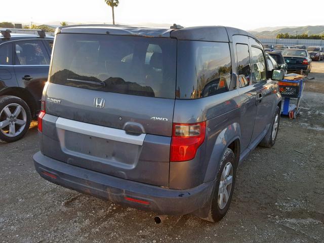 5J6YH2H77AL004551 - 2010 HONDA ELEMENT EX GRAY photo 4