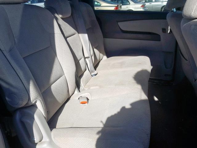 5FNRL5H44FB012987 - 2015 HONDA ODYSSEY EX BLACK photo 6