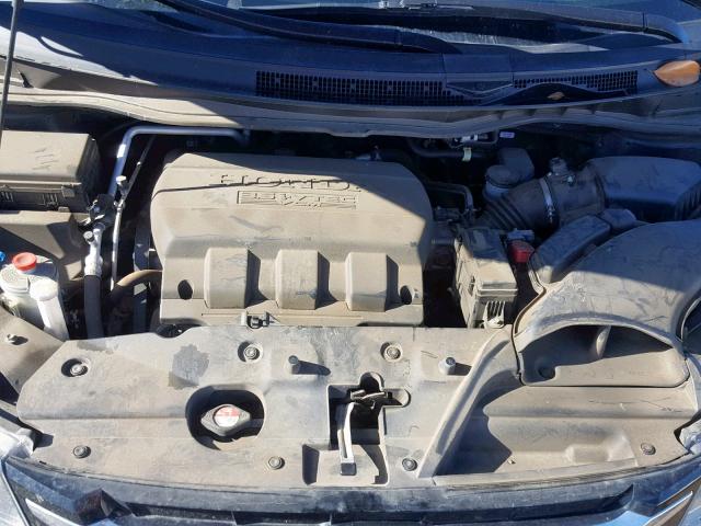 5FNRL5H44FB012987 - 2015 HONDA ODYSSEY EX BLACK photo 7