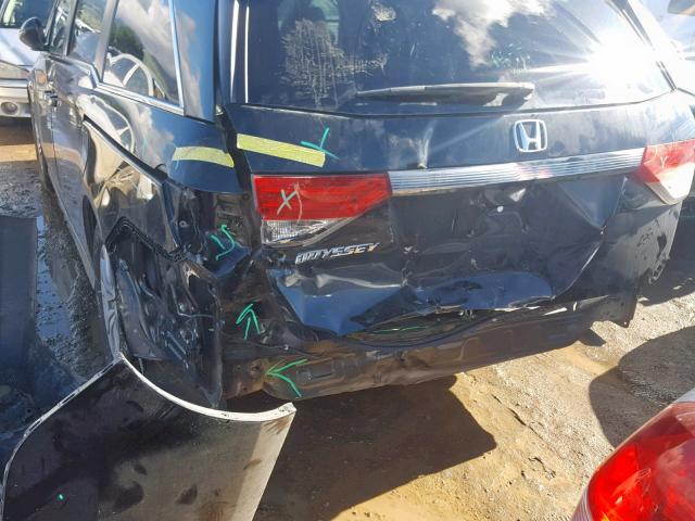 5FNRL5H44FB012987 - 2015 HONDA ODYSSEY EX BLACK photo 9