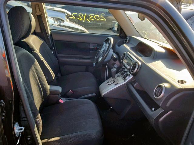 JTLKE50E891086592 - 2009 TOYOTA SCION XB Қара фото 5