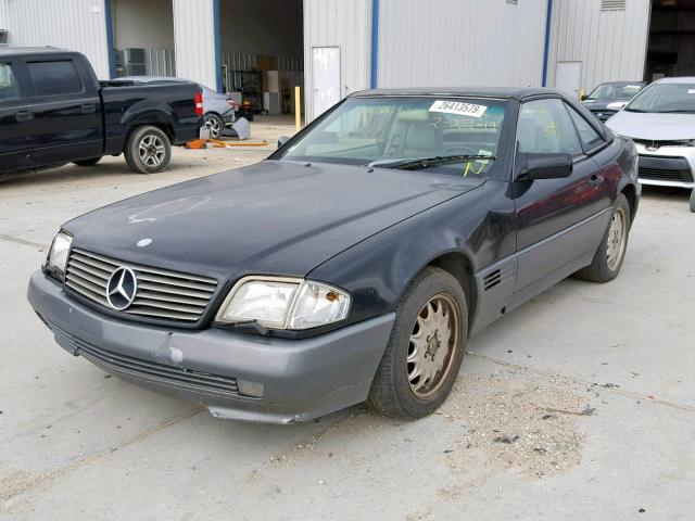 WDBFA67E8SF115391 - 1995 MERCEDES-BENZ SL 500 BLACK photo 2