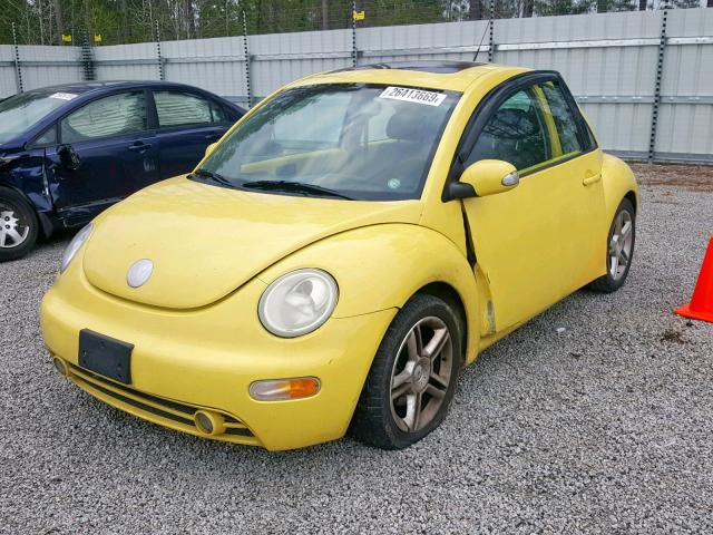 3VWCD31C54M403516 - 2004 VOLKSWAGEN NEW BEETLE Sarı foto 2
