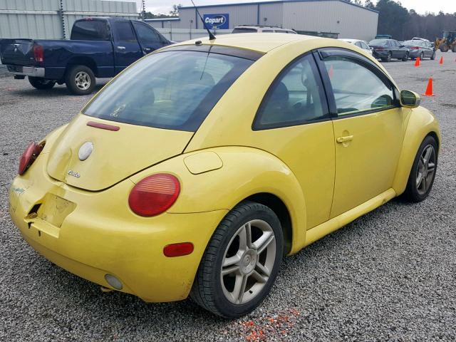 3VWCD31C54M403516 - 2004 VOLKSWAGEN NEW BEETLE Sarı foto 4