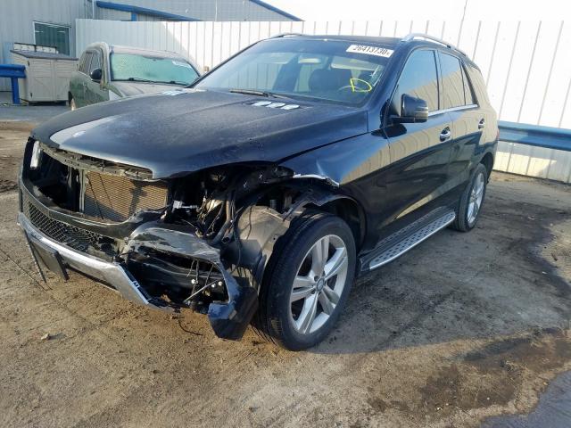 4JGDA5HB4EA393449 - 2014 MERCEDES-BENZ ML 350 4MATIC  photo 2