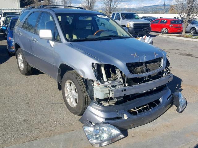 JTJHF10U820256106 - 2002 LEXUS RX 300 SILVER photo 1