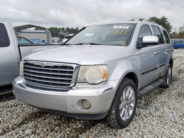 1A8HX582X7F503715 - 2007 CHRYSLER ASPEN LIMI SILVER photo 2