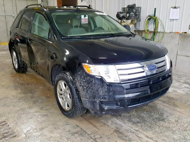 2FMDK46C77BA30119 - 2007 FORD EDGE SE BLACK photo 1