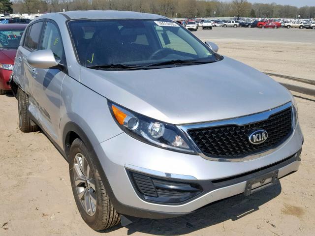 KNDPB3AC6E7599648 - 2014 KIA SPORTAGE B SILVER photo 1