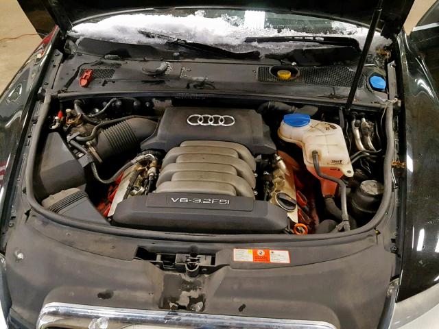 WAUDH74F56N084312 - 2006 AUDI A6 3.2 QUA BLACK photo 7