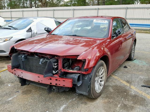 2C3CCAAG8CH165756 - 2012 CHRYSLER 300 RED photo 2