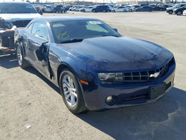 2G1FA1ED0B9133092 - 2011 CHEVROLET CAMARO LS BLUE photo 1