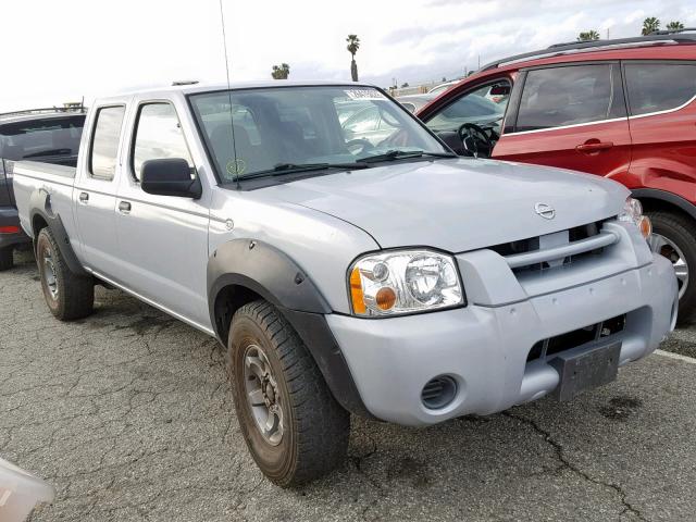 1N6ED29X42C393666 - 2002 NISSAN FRONTIER C SILVER photo 1