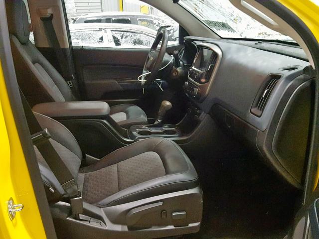 1GCGTCE33F1220911 - 2015 CHEVROLET COLORADO Z YELLOW photo 5