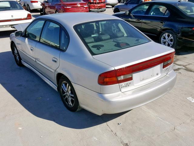 4S3BE646535202626 - 2003 SUBARU LEGACY GT SILVER photo 3