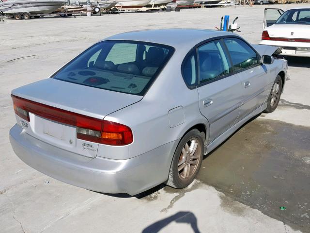 4S3BE646535202626 - 2003 SUBARU LEGACY GT SILVER photo 4