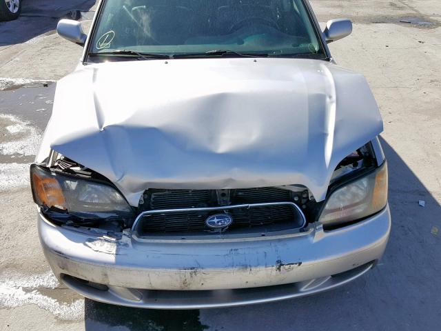 4S3BE646535202626 - 2003 SUBARU LEGACY GT SILVER photo 7