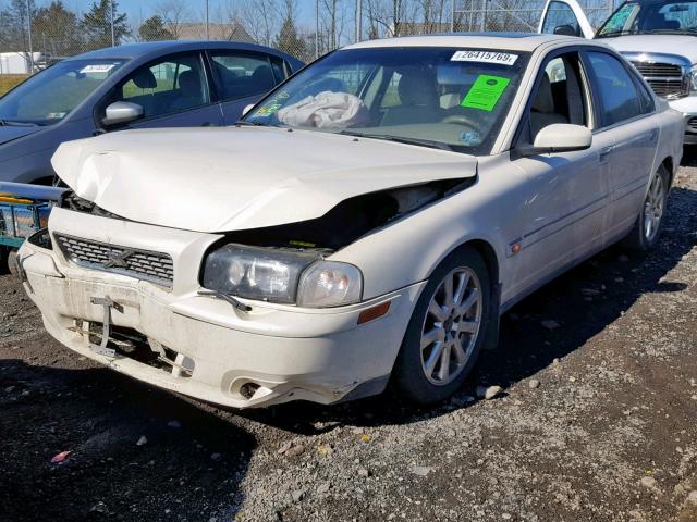 YV1TH59H941364195 - 2004 VOLVO S80 2.5T WHITE photo 2