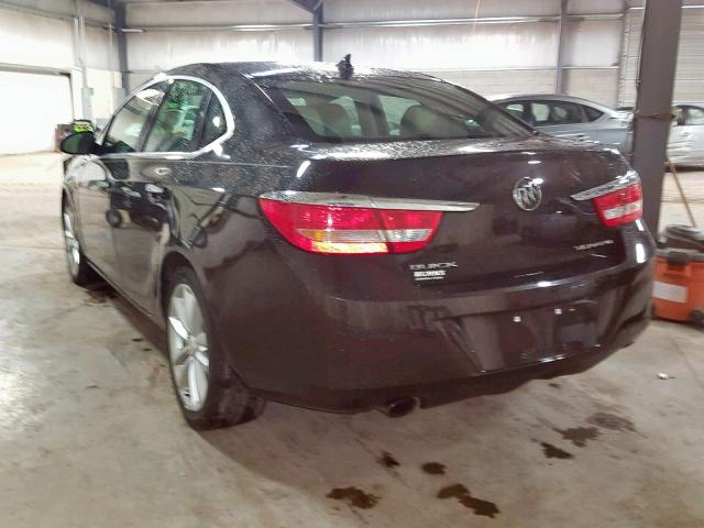 1G4PP5SK4D4144893 - 2013 BUICK VERANO BROWN photo 3
