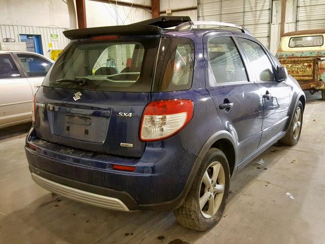 JS2YB417785103422 - 2008 SUZUKI SX4 TOURIN BLUE photo 4