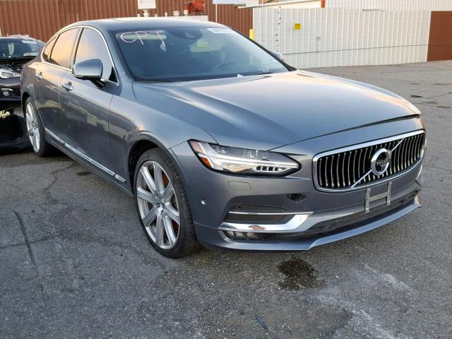 YV1A22ML7H1004772 - 2017 VOLVO S90 T6 GRAY photo 1