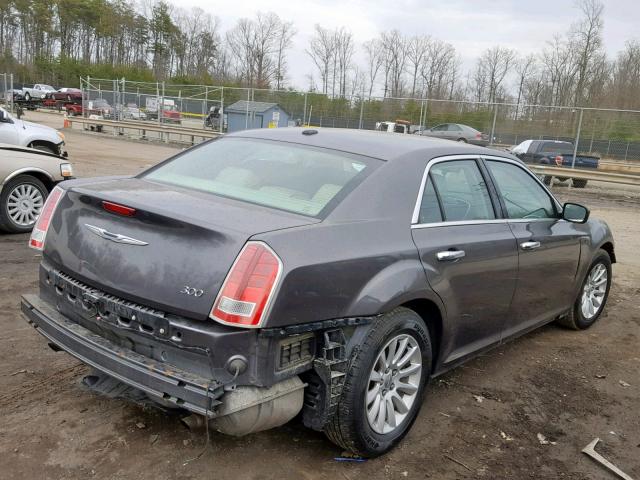 2C3CCAAG6EH128062 - 2014 CHRYSLER 300 CHARCOAL photo 4