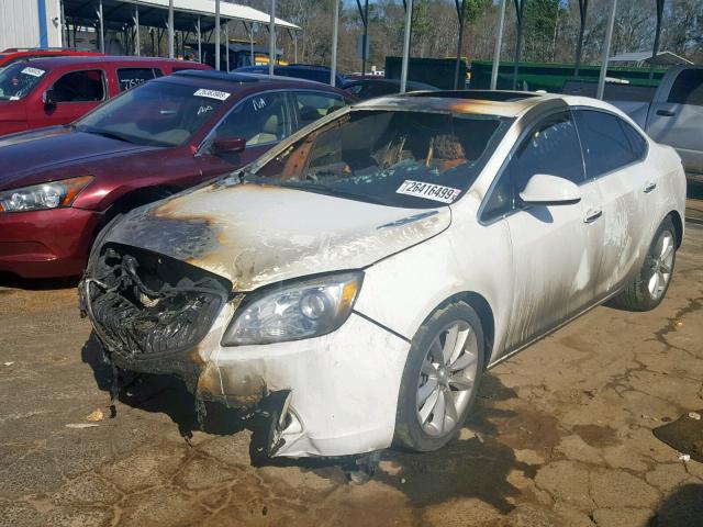 1G4PS5SK5F4156486 - 2015 BUICK VERANO SILVER photo 2