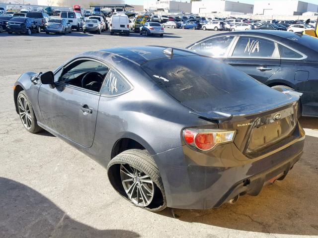 JF1ZCAC12G8603283 - 2016 SUBARU BRZ 2.0 LI CHARCOAL photo 3