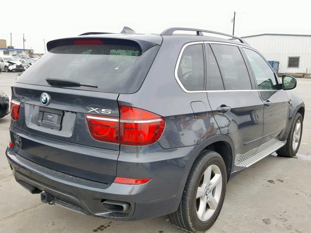 5UXZV8C52DL899123 - 2013 BMW X5 XDRIVE5 GRAY photo 4