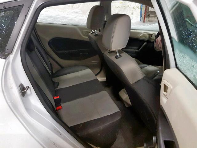 3FADP4TJ8DM201274 - 2013 FORD FIESTA S WHITE photo 6