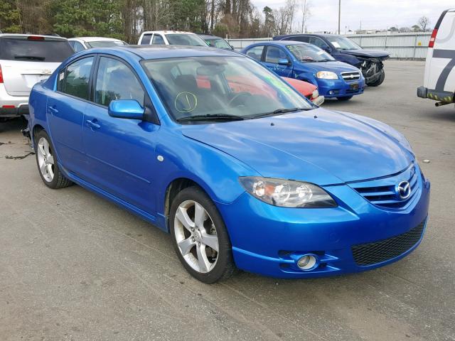 JM1BK323551249455 - 2005 MAZDA 3 S BLUE photo 1