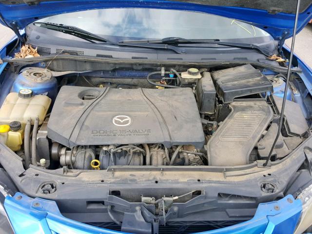 JM1BK323551249455 - 2005 MAZDA 3 S BLUE photo 7