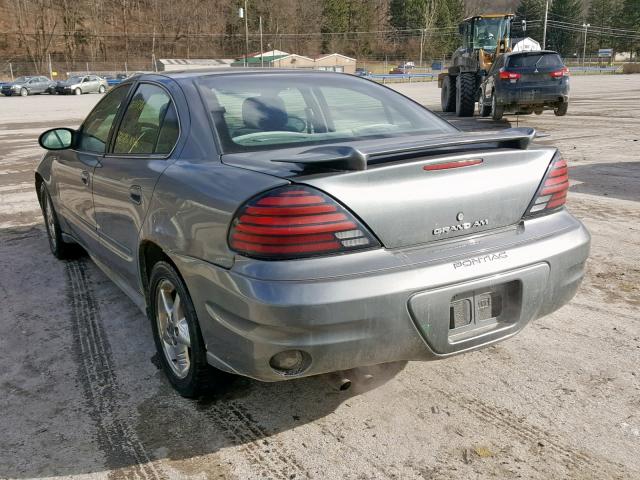 1G2NF52E13C302933 - 2003 PONTIAC GRAND AM S GRAY photo 3