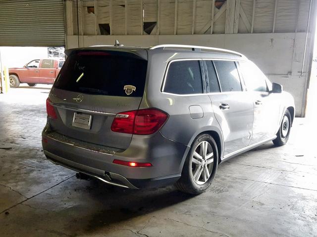 4JGDF7CE6EA324261 - 2014 MERCEDES-BENZ GL 450 4MA GRAY photo 4