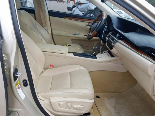 JTHBW1GG3E2075138 - 2014 LEXUS ES 300H TAN photo 5