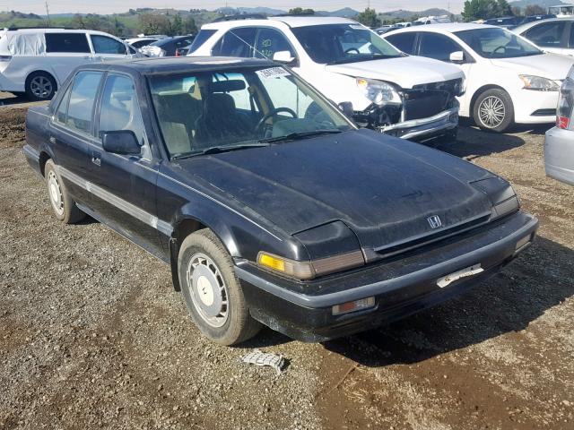 JHMCA5647KC011840 - 1989 HONDA ACCORD LXI BLACK photo 1