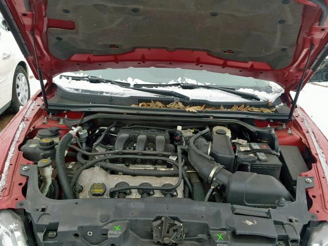 1FAHP2EW9CG112241 - 2012 FORD TAURUS SEL RED photo 7