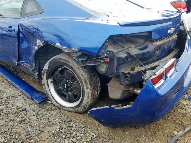 2G1FA1E37C9172593 - 2012 CHEVROLET CAMARO LS BLUE photo 9