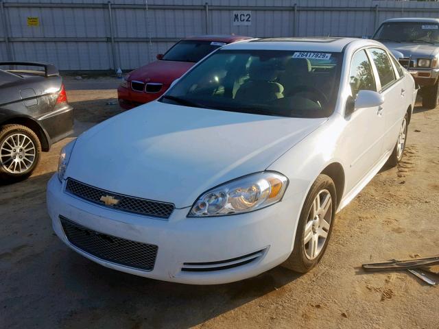 2G1WB5E39F1120499 - 2015 CHEVROLET IMPALA LIM WHITE photo 2