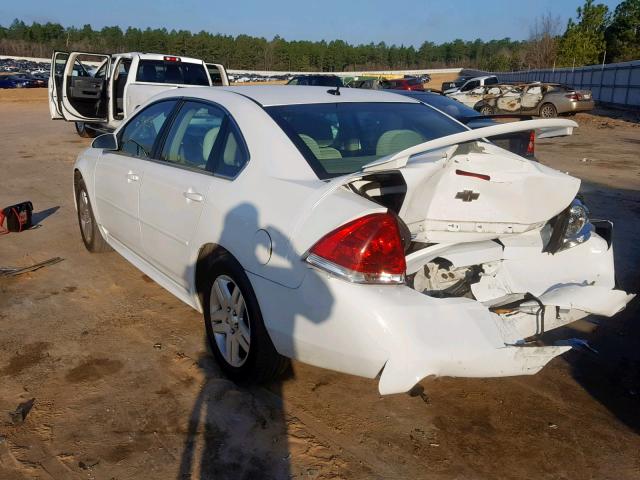 2G1WB5E39F1120499 - 2015 CHEVROLET IMPALA LIM WHITE photo 3