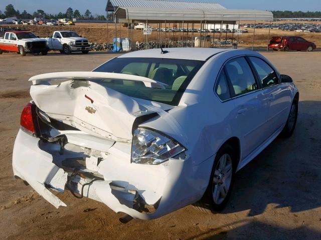 2G1WB5E39F1120499 - 2015 CHEVROLET IMPALA LIM WHITE photo 4