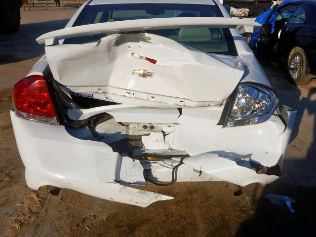 2G1WB5E39F1120499 - 2015 CHEVROLET IMPALA LIM WHITE photo 9