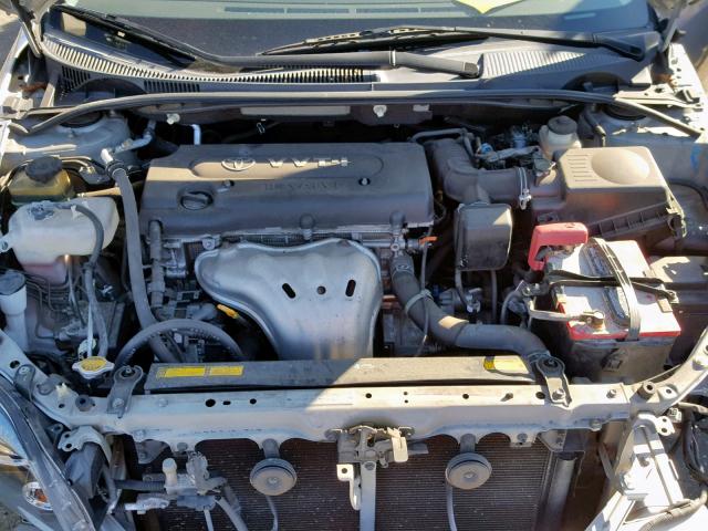 JTKDE167780241605 - 2008 TOYOTA SCION TC SILVER photo 7