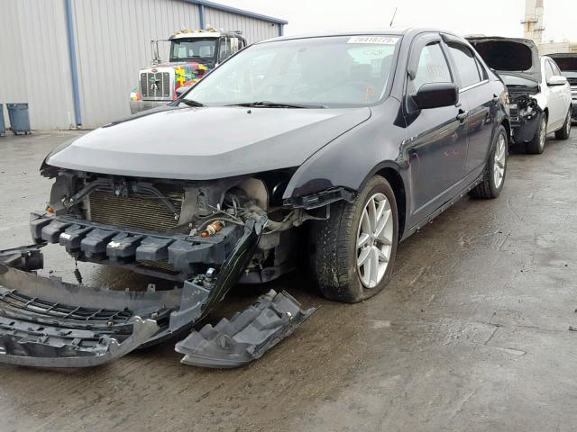 3FAHP0KC2AR402986 - 2010 FORD FUSION SPO BLACK photo 2